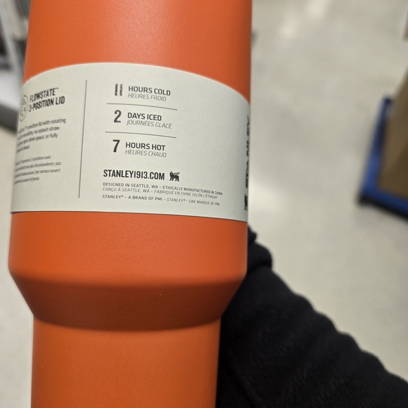Stanley Bold Orange Quencher Tumbler - Picture 3 of 7